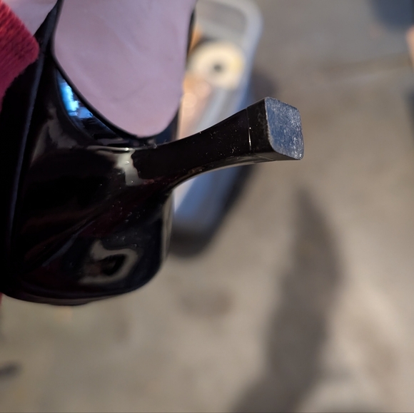 Guilhermina Anthro strappy black kitten heels, sz 8 EUC - Picture 9 of 13